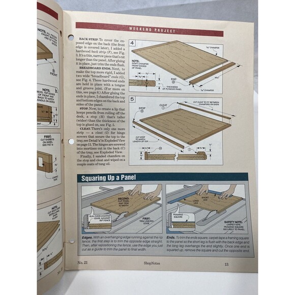 13 Woodsmith And ShopNotes Woodworking Magazines - Picture 11 of 12